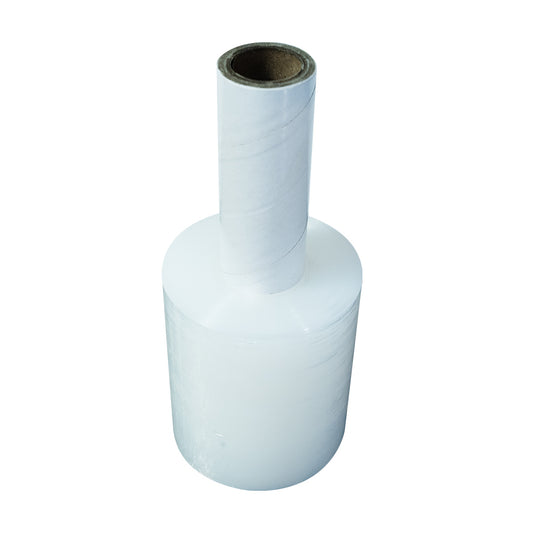 Film stretch transparente con mango para embalaje seguro y eficiente