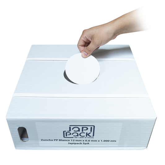 Zuncho Pp Blanco 1/2 X 0.6 Mm X 1.000 Mts