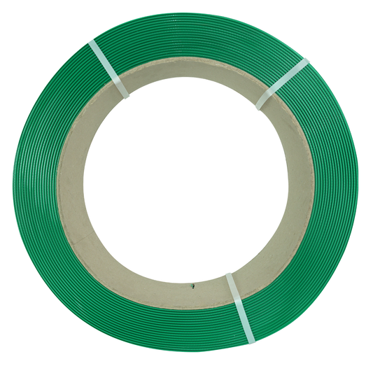 Zuncho Pet 1/2 X 0.7 Mm X 2.000 Mts uso logística pesada, exportaciones, metalmecánica, construcción y otros rubros industriales.