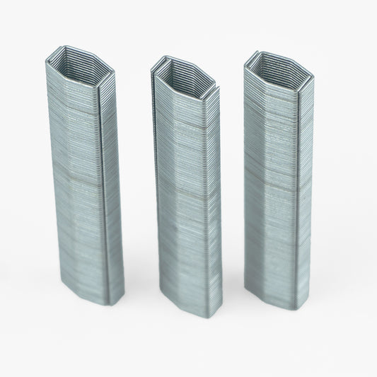 Corchete 2619 - 1/4" - 6.000 Unidades galvanizado para cierre de zuncho plástico y PET