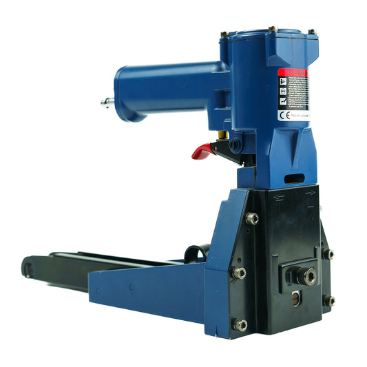 Corchetera neumática para cierre rápido de cajas de cartón