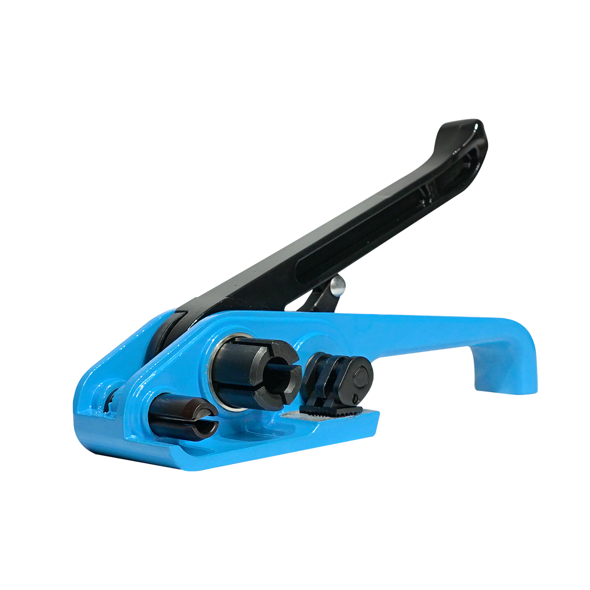 Kit enzunchador con zuncho PP negro 5/8 pulgadas para embalaje resistente