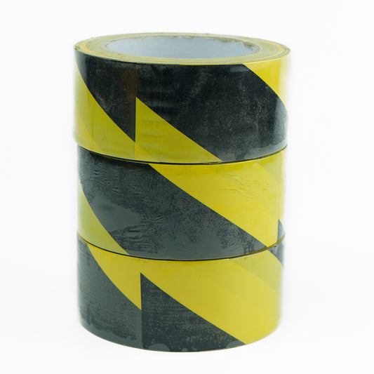 Cinta Delimitadora Amarillo/Negro para Interior (ideal para superficies lisas y limpias)