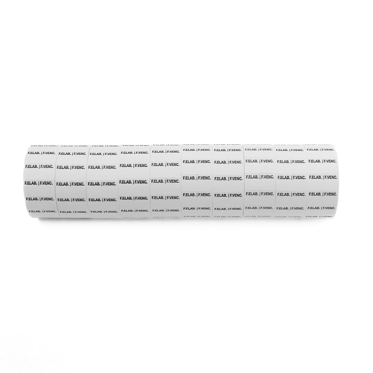 Etiqueta Motex 5500 blanca para fecha elaboración y vencimiento, pack 8.000 unidades