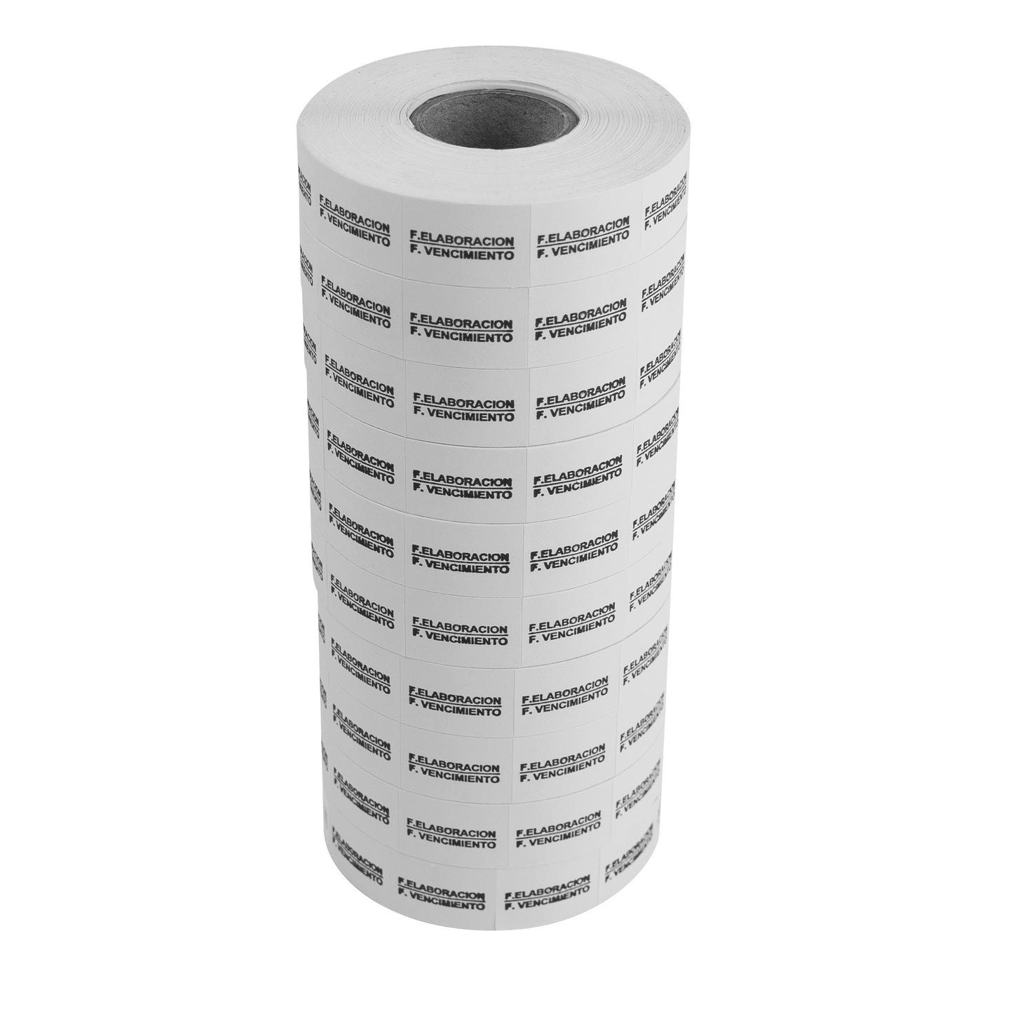 Etiqueta Motex 6600 blanca para fecha elaboración y vencimiento, 8.000 unidades