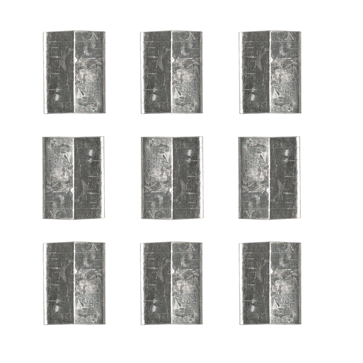 Sellos lisos 3/4 pulgadas, pack de 100 unidades para embalaje seguro