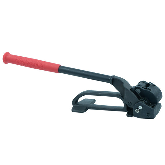 Set enzunchador con zuncho de acero 1 1/4 pulgadas (32 mm) para embalaje seguro