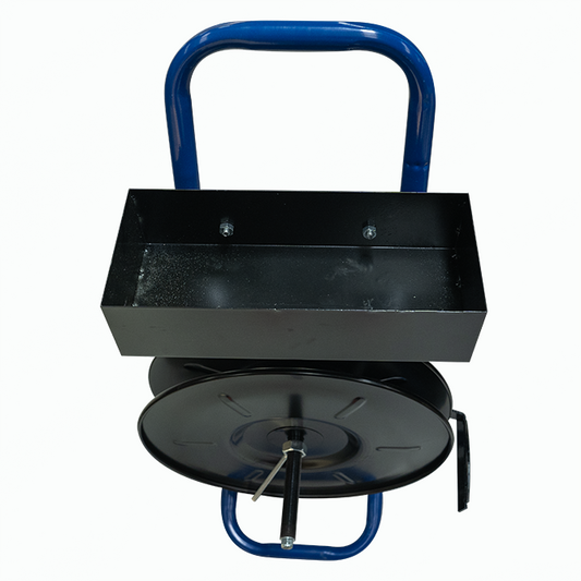 Carro dispensador para zuncho plástico, ideal para embalaje y logística