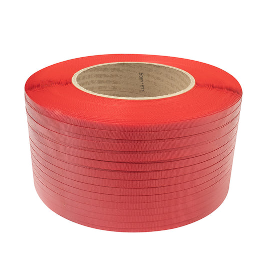 Zuncho Pp Rojo 1/2 X 0.5 Mm X 2.500 Mts para embalaje seguro y eficiente