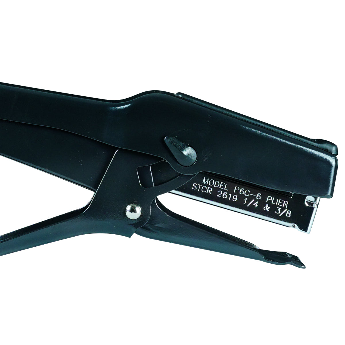 Cabezal de la Bostitch P6C-6 con grabado de corchetes STCR 2619 de 1/4" y 3/8"