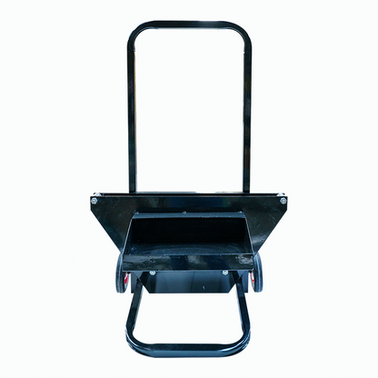 Carro dispensador para rollo de zuncho de acero, uso industrial