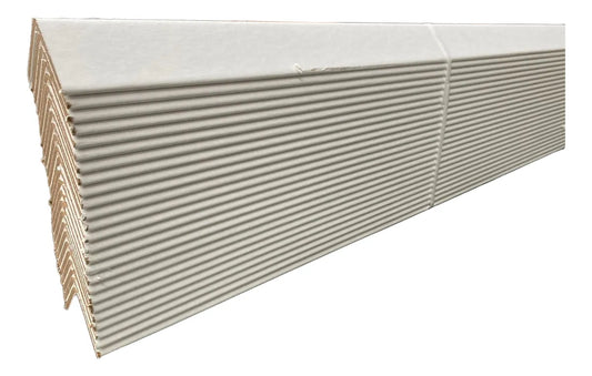 Esquinero De Cartón 1.95 Mts X 5 Cm (Ala) X 4,5 Mm (Espesor) 25 UNIDADES
 personalizado a medida para protección de embalajes