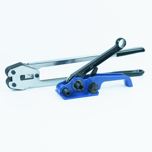 Set enzunchador con zuncho PET 1/2 pulgada para embalaje seguro y resistente