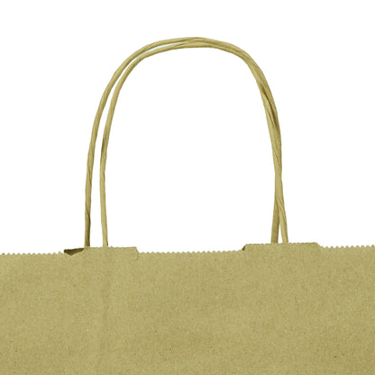 Bolsa de papel Kraft grande, pack de 25 unidades para embalaje ecológico Alto: 30 cm , Ancho: 22 cm , Fuelle: 10 cm , Capacidad: 7 litros aprox.