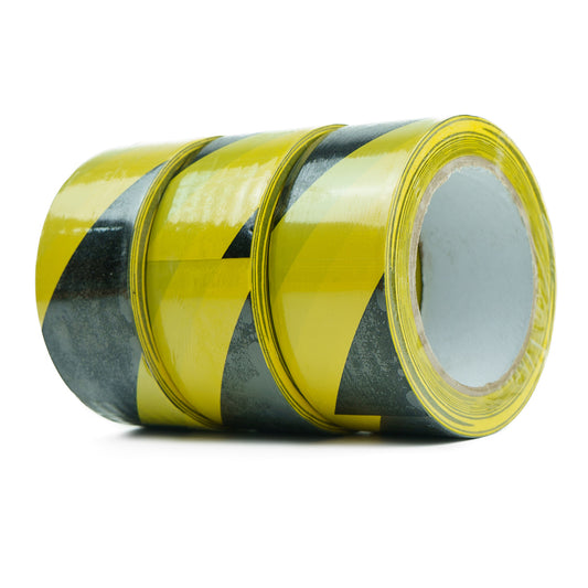 Cinta Delimitadora Amarillo/Negro para  Interior (ideal para superficies lisas y limpias)