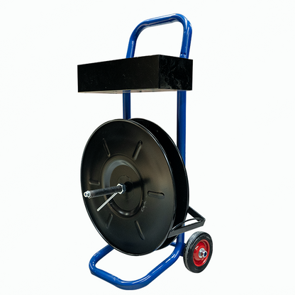 Carro dispensador para zuncho plástico, ideal para embalaje y logística