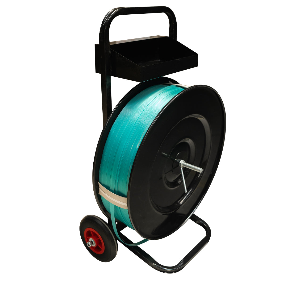 Carro dispensador profesional para zuncho PET JPP, ideal para embalaje seguro
