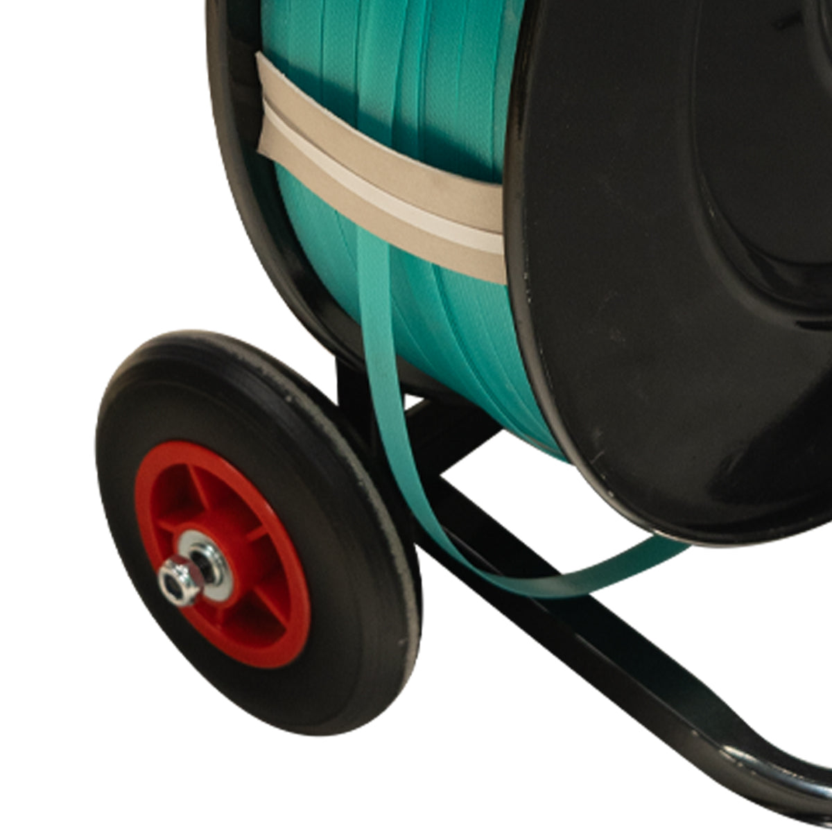 Carro dispensador profesional para zuncho PET JPP, ideal para embalaje seguro
