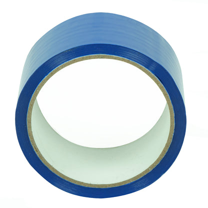 Rollo de cinta azul de embalaje 48 mm x 40 mts, vista frontal