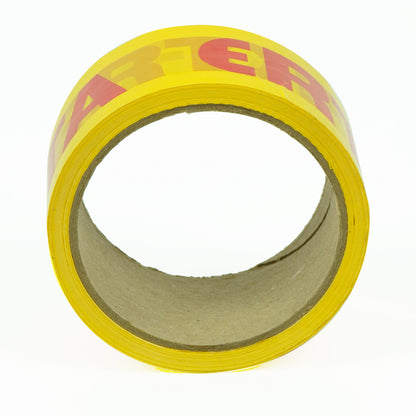 Cinta "Oferta" 48 mm vista frontal con centro de cartón