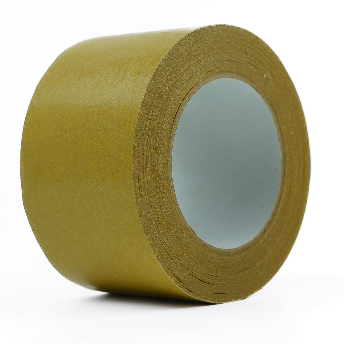 Rollo de cinta de papel engomado opaca de 50 mm x 50 m, autoadhesiva