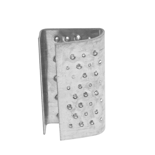 Sellos dentados 1/2 para zuncho, caja de 250 unidades
